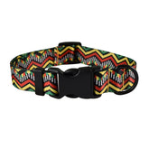 Rainbow Glow & Tribal Wave Dog Collars – Adjustable Nylon