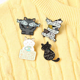 Life is Better with Cats Enamel Pins