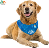 Cooling Neck Wraps for Dogs,Dog Cooling Dog Bandana,Chill Out Blue Dog Collar Cat Collar,Neck Cooler,Neck Cooling