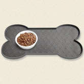 Waterproof Feeder Pad with Raised Edges Dog Bowl Mat Thicker Anti-Slip