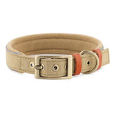 Cotton‑Linen Adjustable Dog Collar & Leash Set – Reflective, Comfortable, Durable Pet Collar for Small, Medium & Large Dogs