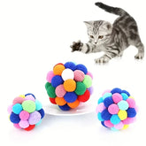 Cat Playing Interactive Soft Balls