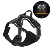 Light up LED Dog Harness Rechargeable Flashing Luminous Pet Chest Strap