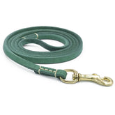 Soft Genuine Leather Dog Leash for Puppies & Small Dogs – Training Lead with Brass Hardware