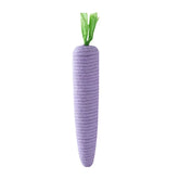 Cute Carrot Cat Toy – Colorful Cotton Rope For Chewing & Scratching