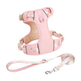 Adjustable Dog Summer Breathable Harness With Matching Leash