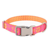 Creative Nylon Dog’S Neck Collar Printing Adjustable Unisex Accessories for Kitten Walking Exercise Durable Pet Puppy Necklace