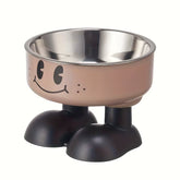 Elevated Stainless Steel Pet Bowl - Raised No-Spill Food & Water Feeder