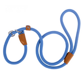 Purple adjustable P-Type nylon slip lead training leash for medium and large dogs – Pawzation