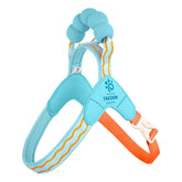 Sky Sorbet light blue breathable mesh pet harness for small dogs and kittens.