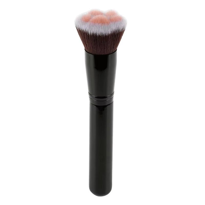 Makeup Brushes Soft Fluffy Long-Handled Cat Claw Flat Brush for Cosmetics Base Foundation Blush Powder Beauty Tool