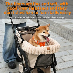 Pet Stroller Cushion – Soft Removable Mat for Dog & Cat Strollers