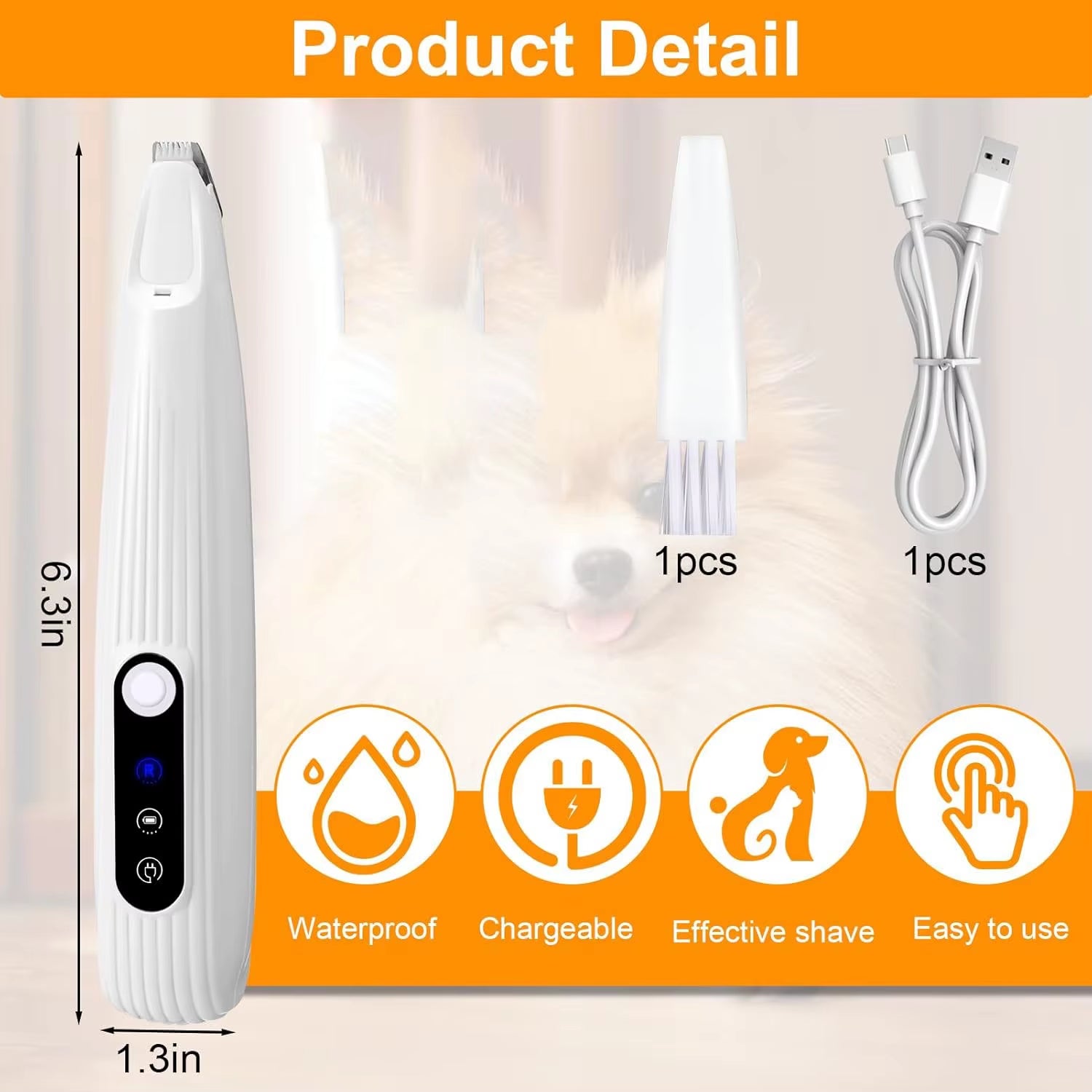 Pet Foot And Claw Shaver For Cats And Dogs