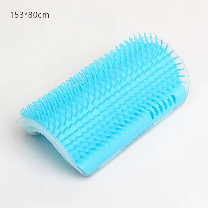 Cat Massage and Grooming Tool - Self-Cleaning Hair Removal Brush for Cats