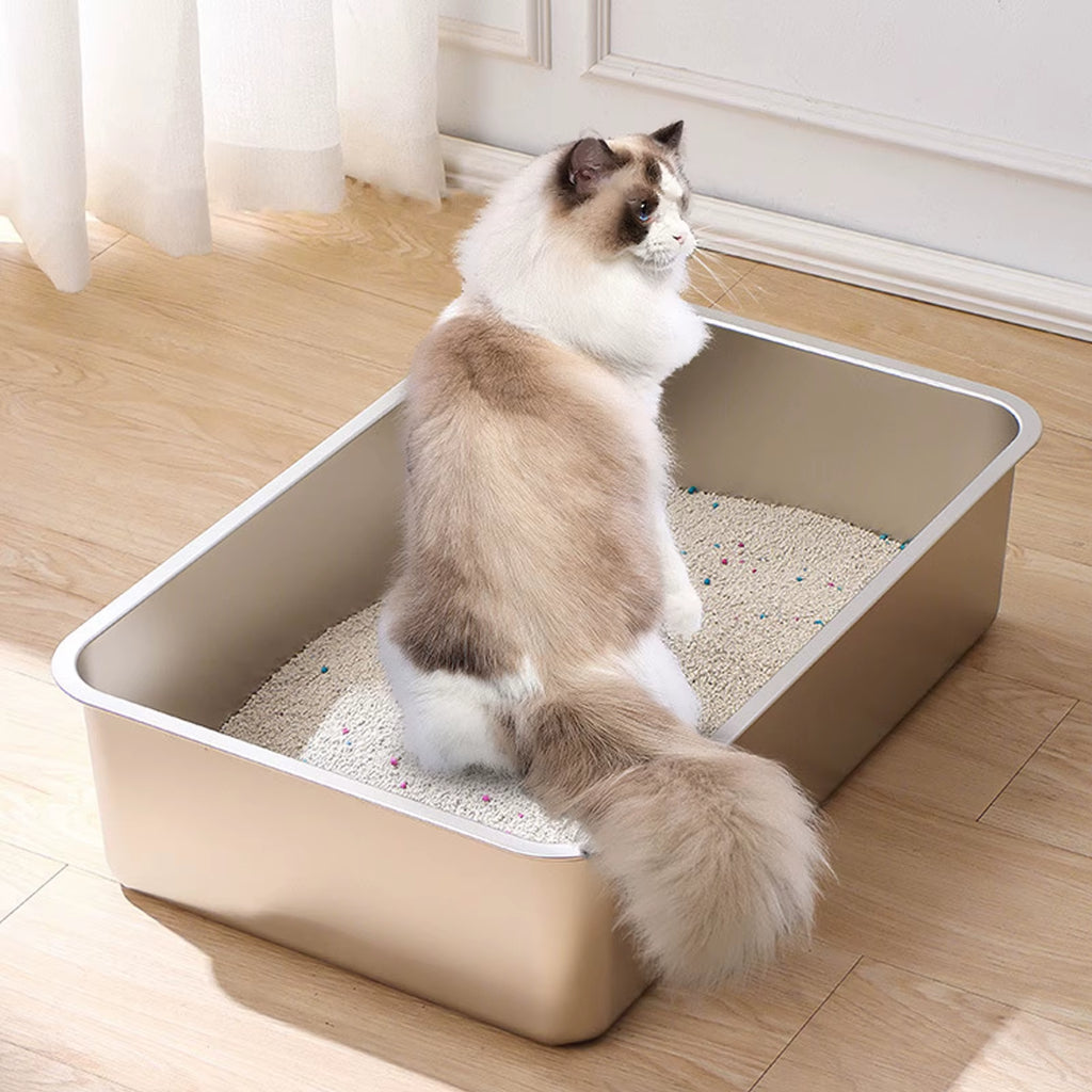 Stainless Steel Cat Litter Box