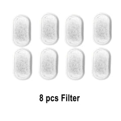 2.2L Automatic Cat Water Fountain Square Stainless Steel Pet Water Feeder Dog Water Fountain with Window（No 5V 1A Plug）