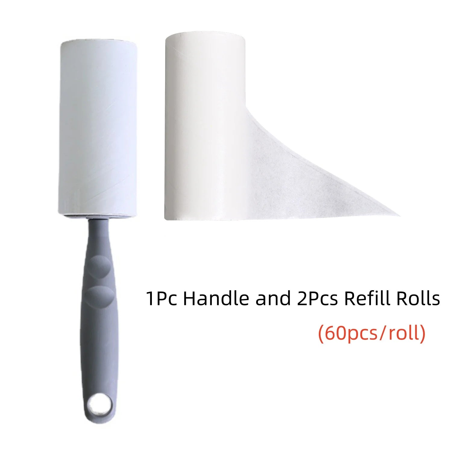 Lint Roller with Refills Sticky Remover Hair Pet Dog Clothes Sofa Dust Cleaning Remover Replaceable Roll Brush Cleaning Tool