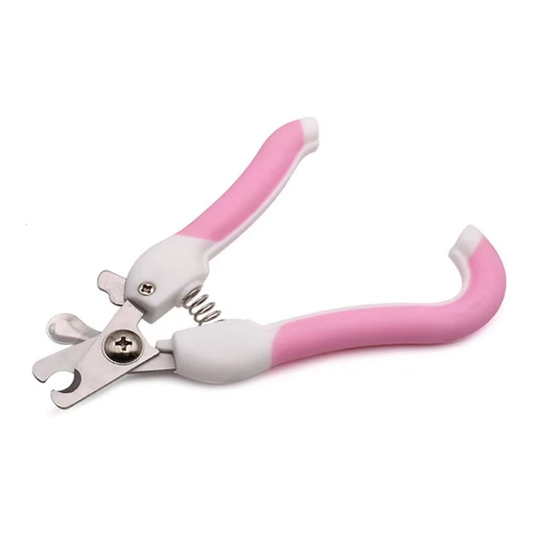 Stainless Steel Professional Pet Nail Clipper - Ergonomic Dog and Cat Nail Trimmer for Efficient Grooming