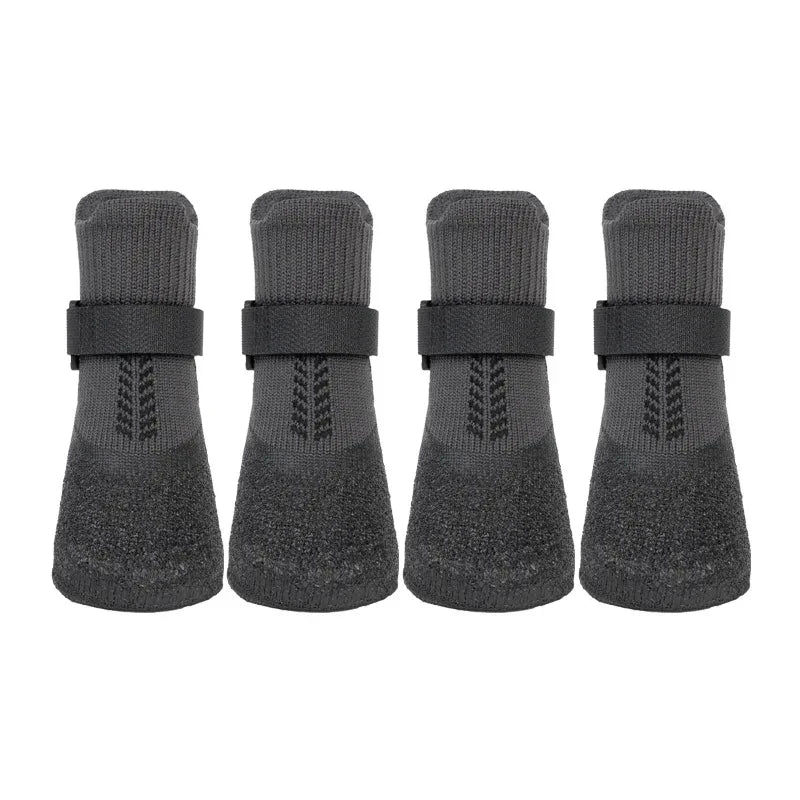 Antifreeze Winter Dog Snow Boots for Large & Medium Breeds - Non-Slip Waterproof Paw Protection Shoes for Labrador, Golden Retriever & Border Collie