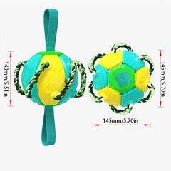 Pet Toys: Interactive Frisbee Soccer & Training Ball for Dogs