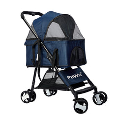 Pawz Pet Stroller Dog Cat Travel Carrier Bicycle Trailer Pram Foldable Pushchair