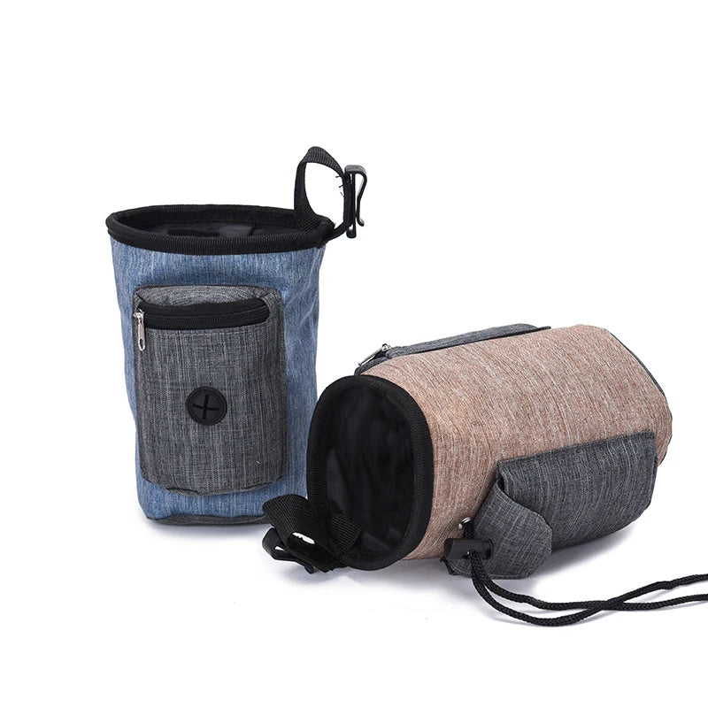 Pet Training Waist Bag Portable Outdoor Poo Bags Dog Training Bags Pet Snack Food Container Puppy Snack Reward Waist Bag