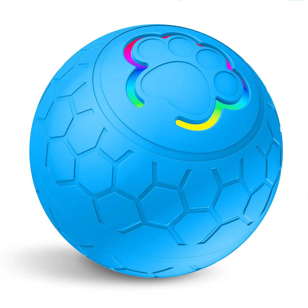 Smart Interactive Dog Toy Ball with Automatic Bouncing and RGB Lights for Small to Medium Dogs