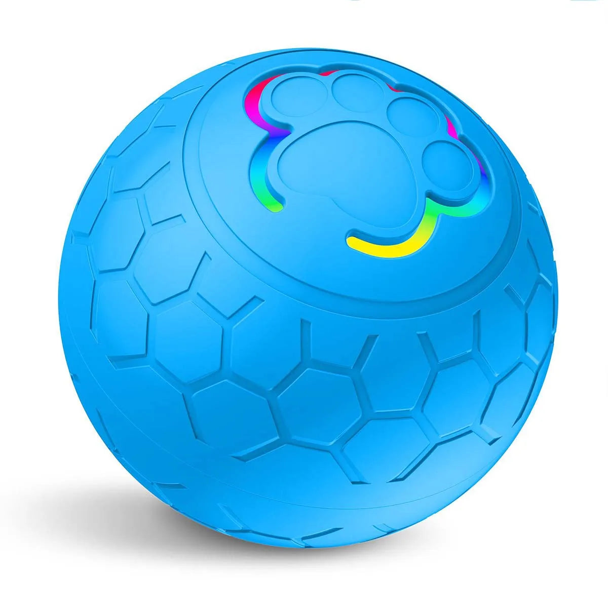 Smart Interactive Dog Toy Ball with Automatic Bouncing and RGB Lights for Small to Medium Dogs