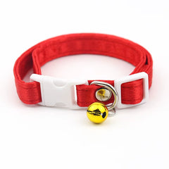 Cat Collar,Cotton Breakaway with Bell,Safety Buckle Wedding Cat Collar for Girl Boy Cats and Small Dogs,Adjustable Pet Supplies