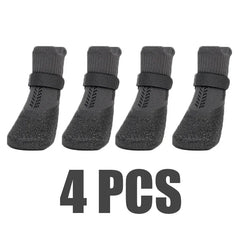 Dog Boots with Adjustable Straps for Outdoor Walks