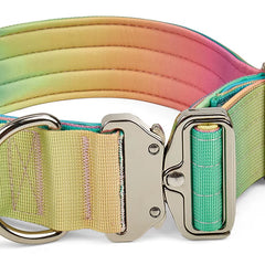 5CM Tactical Training Pet Collar with Gradient Color Anti-Pull Design Extra-Wide & Reinforced for Large Dogs Pet Supplies
