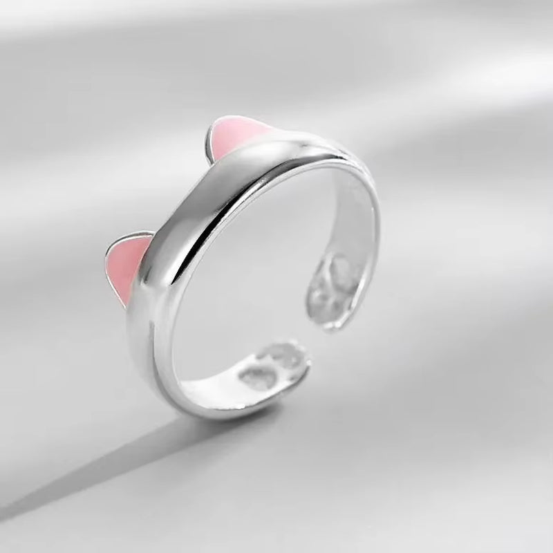 2025 Vintage-Inspired Black Cat Claw Adjustable Ring for Couples - Elegant Jewelry Gift for Friends and Loved Ones