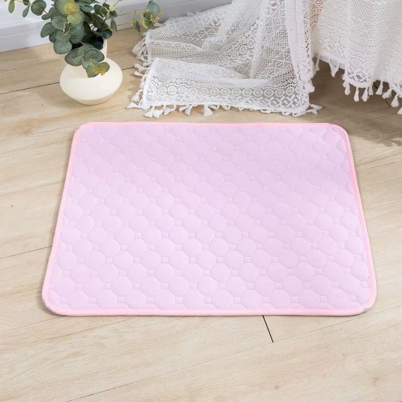 Washable Dog Pee Pad Blanket - Reusable Absorbent Diaper Mat for Puppy Training, Pet Bed, and Car Seat Cover