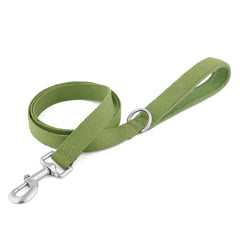 Cotton‑Linen Adjustable Dog Collar & Leash Set – Reflective, Comfortable, Durable Pet Collar for Small, Medium & Large Dogs