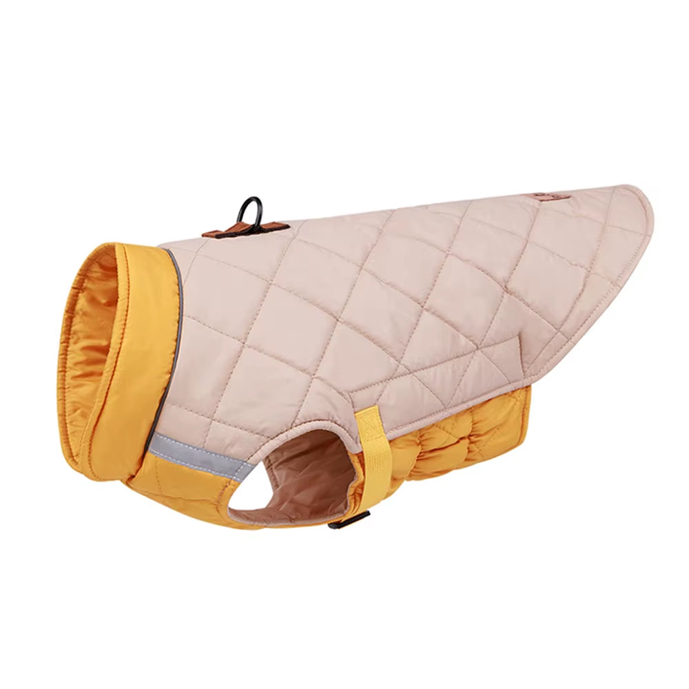 Reflective Labrador Big Dog Coat Jacket Winter Warm Pet Clothes for Medium Large Dogs Pitbull Golden Retriever Mascotas Clothing