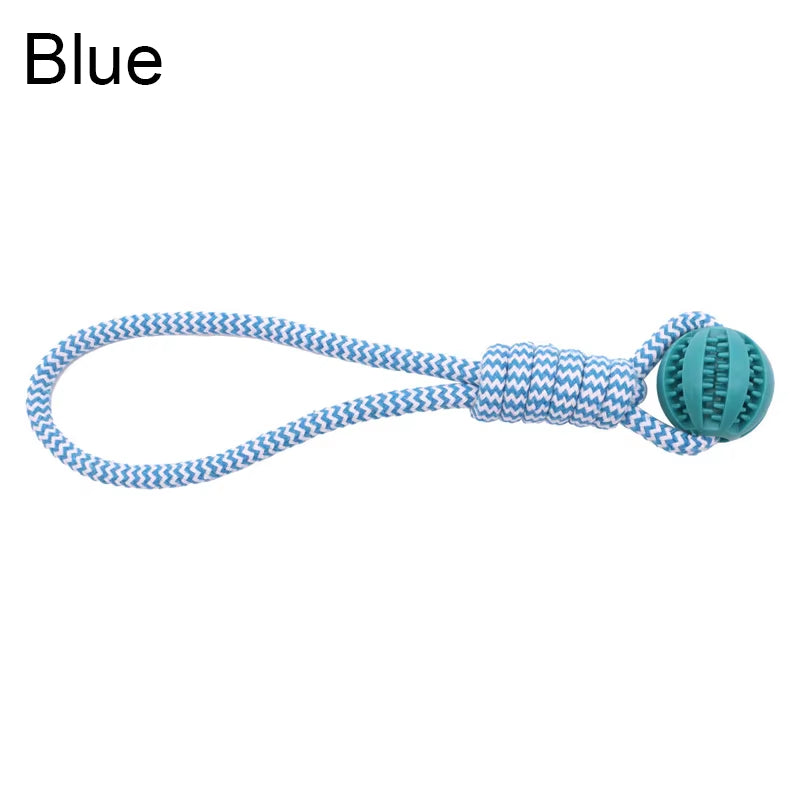 Pet Ball Toy with Rope Rubber Leaking Balls Toy for Small Large Dogs Puppy Chewing Bite Resistant Toys Dog Accessories
