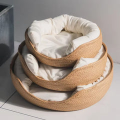 Bamboo Weaving Bed Sofa House - Nest Style