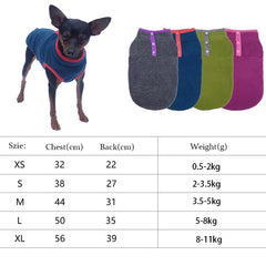 Winter Dog Clothes Soft Fleece