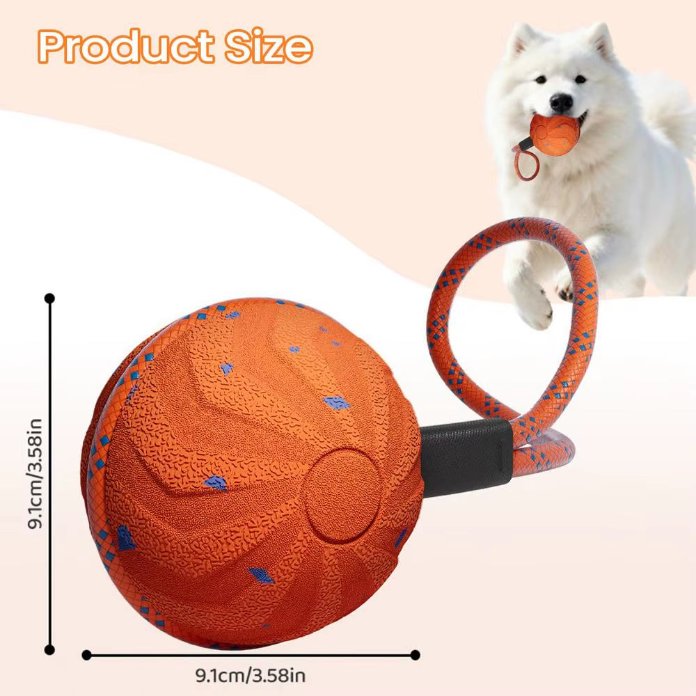 Interactive Dog Ball Smart Waterproof Bouncing Moving Dog Ball Pet Toys for Enrichment Stimulation Busy Exercise Fetch Puppy