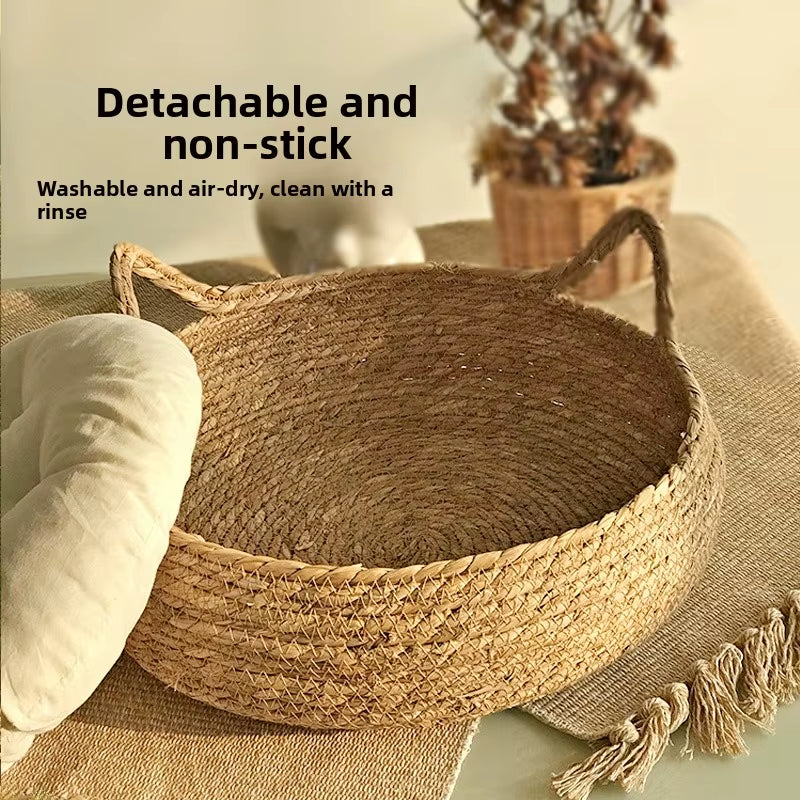 Wier Bed Mat All Season Use Winter Warm Detachable Waable Ass Woven Scratching Board Medium Large Small Size