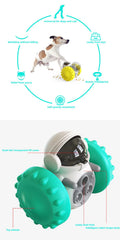 Interactive Cat & Dog Puzzle Toy - Robot Slow Feeder & IQ Treat Dispenser