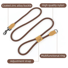 1.8M Hands-Free Running Dog Leash with Adjustable Waist Belt - Heavy-Duty All-Weather Elastic Traction Lead for Large Dogs Walking and Training