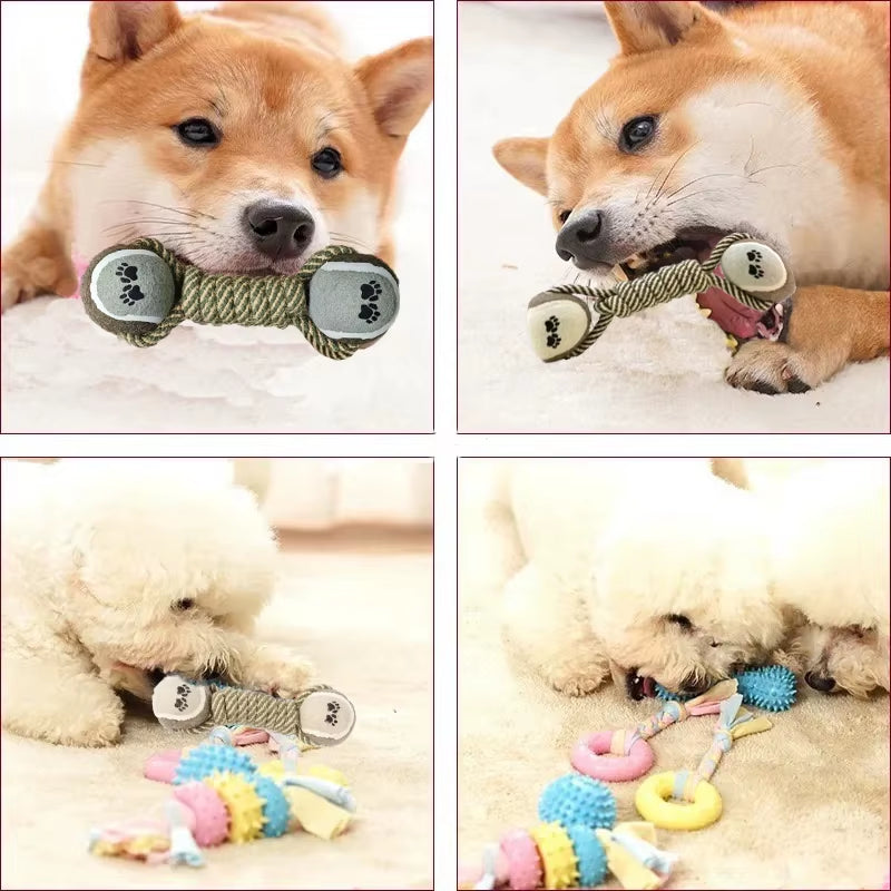 1 Piece of Indestructible Teeth Cleaning Pet Toy, Dog Chew Durable Toy, Cat and Dog Teeth Cleaning Supplies