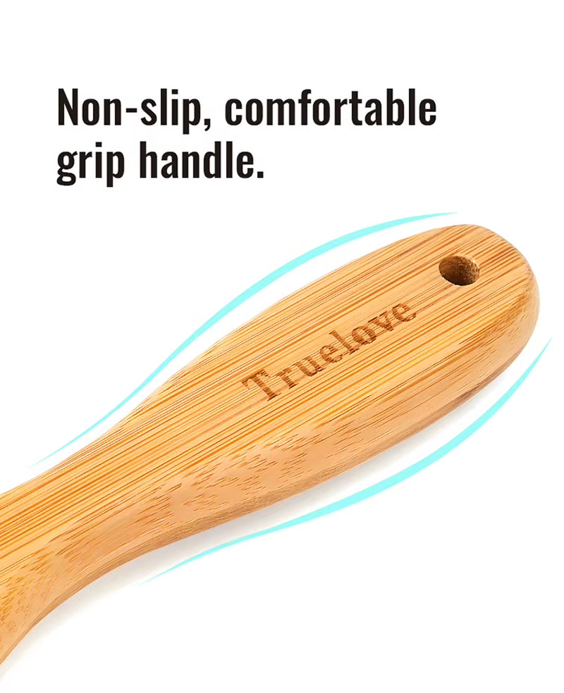 Eco-Friendly Pet Shaving Comb Hair Removal Dog Grooming Brushes Gentle Bamboo Handle Cleaning Stainless Steel TLK25132