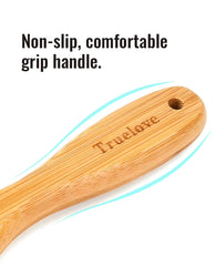 Eco-Friendly Pet Shaving Comb Hair Removal Dog Grooming Brushes Gentle Bamboo Handle Cleaning Stainless Steel TLK25132