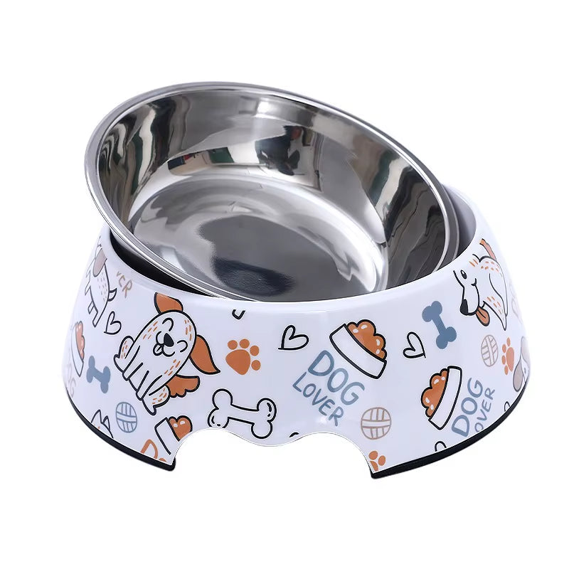 Stainless Steel Pet Bowl - Durable Food & Water Dish for Cats & Dogs
