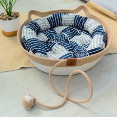 Super Large Wier Bed Scratching Post Inteated Semi-Closed Sle Pet House Four Seasons Universal for S Dogs Home