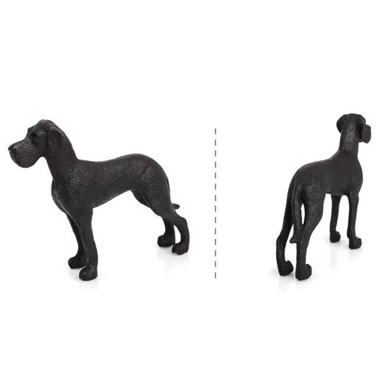 ‌Realistic Great Dane Dog Ornament Desk Model