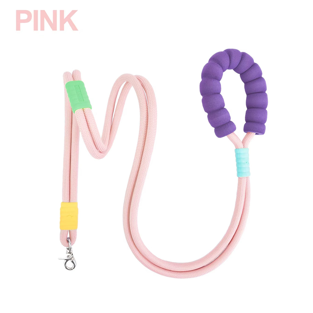Double Marshmallow Pet Dog Crossbody Leash