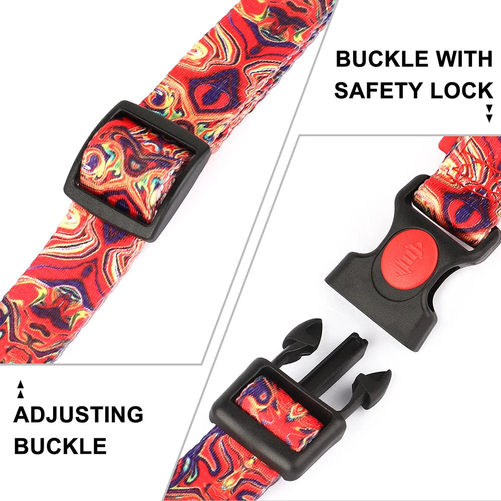 Nylon Dog Harness No Pull Strong Dog Harnesses Adjustable Pet Walking Training Vest for Small Medium Large Dogs Pitbull Bulldog